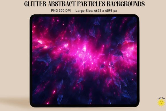 Abstract Magenta Particles Backgrounds Graphics