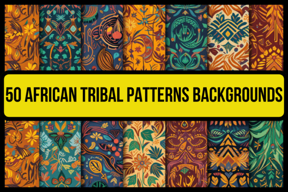 African Pattern Backgrounds 1 Graphics