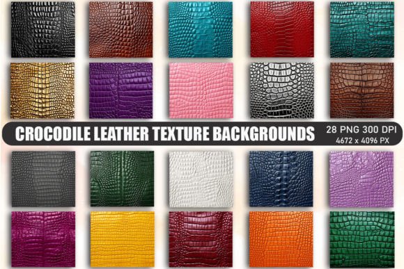 Crocodile Leather Texture Backgrounds Graphics