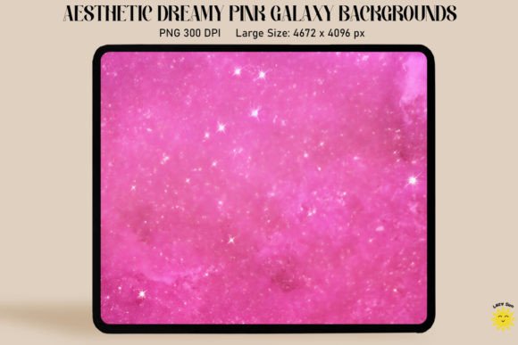 Dreamy Cosmic Pink Backgrounds Graphics