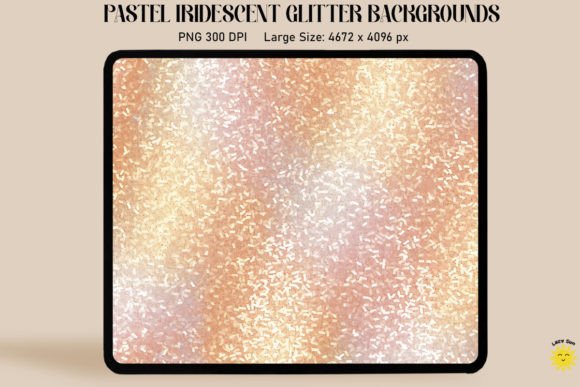 Pastel Beige Iridescent Backgrounds Graphics
