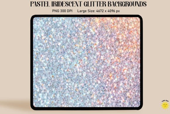 Pastel Gray Iridescent Backgrounds: Graphics & Backgrounds