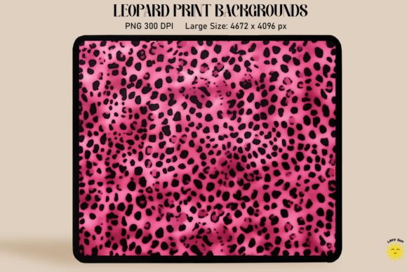 Pink Leopard Print Backgrounds: Bold Graphics for Editorial Impact