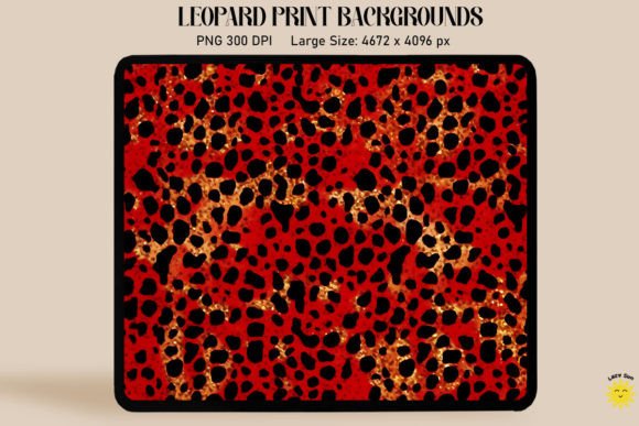 Red Leopard Print Backgrounds: Bold Graphics for Expressive Branding